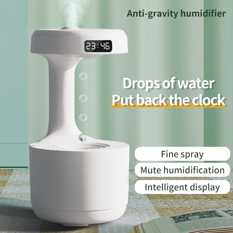 Anti-Gravity Drop Of Water Flow Mist Humidifier