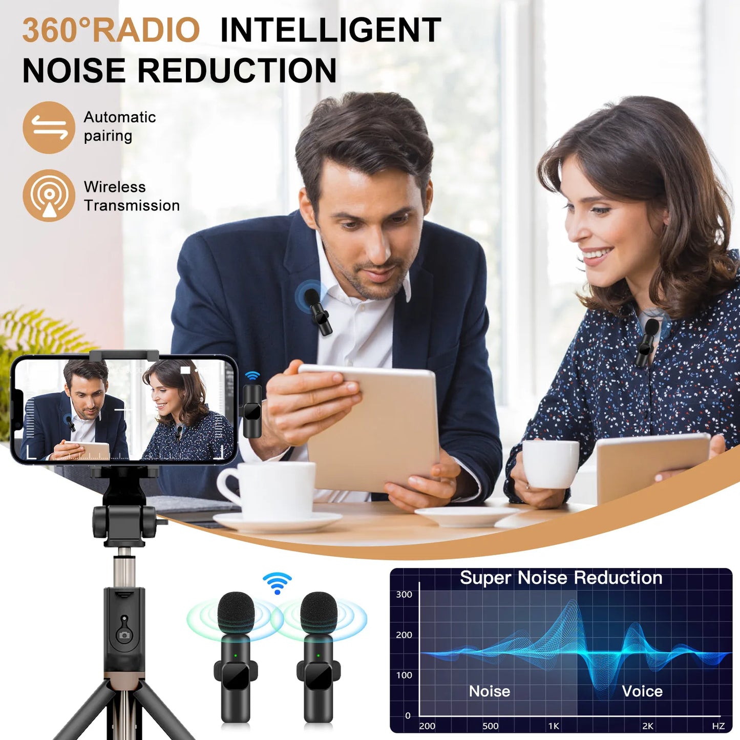 Portable Wireless Lavalier Mic