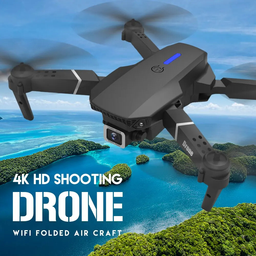 RC Drone 4K Professinal With 1080P Wide Angle Helicopter